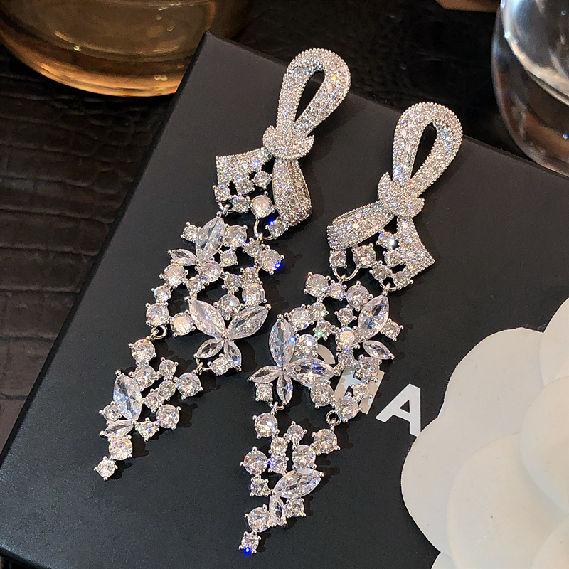 气质超闪高级感流苏耳环