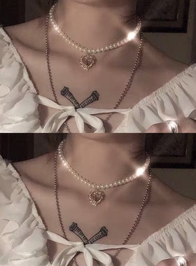 choker少女风脖子饰品十字架吊坠