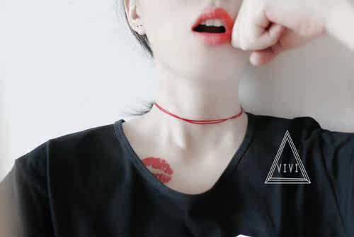 chocker绳子网红饰品新款女项链