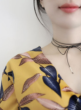 choker绑带项圈日韩风饰品脖链