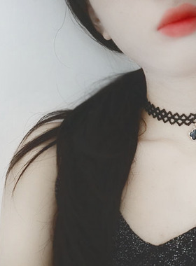 choker黑色蕾丝欧美锁骨脖子饰品