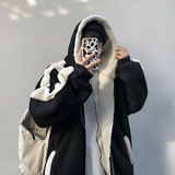 3男连帽宽松加绒棉服外套大码麂皮绒加厚棉袄XZ405-1-Y06，男装棉衣，星座405-1