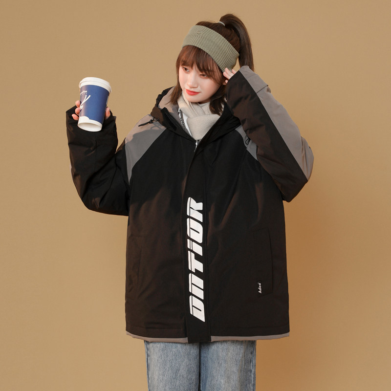3女装类目潮流女棉衣宽松羽绒棉工装棉服XZ405-1-Y08,女装棉衣/棉服,星座405-1