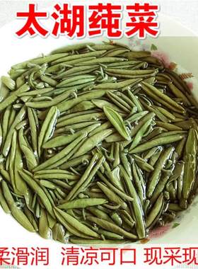 苏州太湖莼菜野菜非西湖莼菜马蹄菜利川东山新鲜纯菜320g袋装
