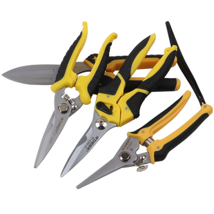 飞鹿电子剪电工剪刀线槽剪铝扣板工业强力剪园艺花园剪家用厨房剪