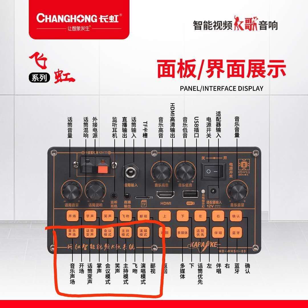 长虹57W视频音箱网络板