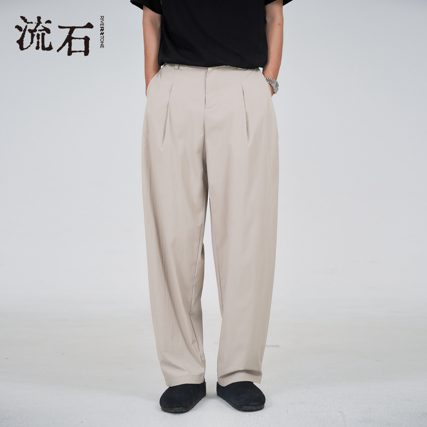 商场同款流石男装凉感透气休闲裤