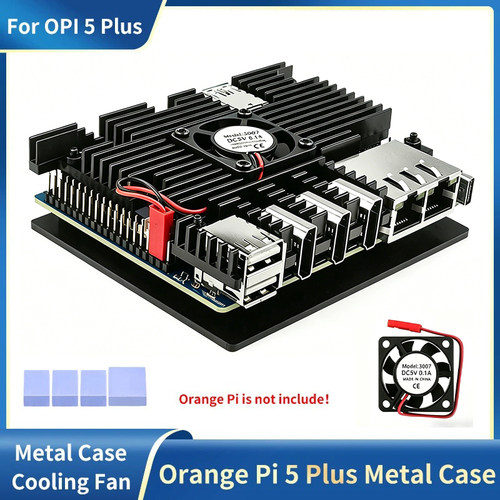 OrangePi5PLUS铝合金散热壳
