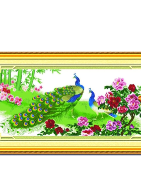 青飞十字绣旖旎富贵荣华前程似锦