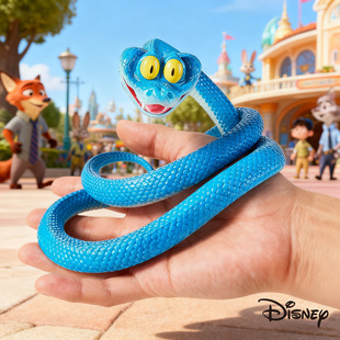 疯狂动物城2周边蛇盖瑞解压盲盒模型朱迪尼克手办全身可动摆件