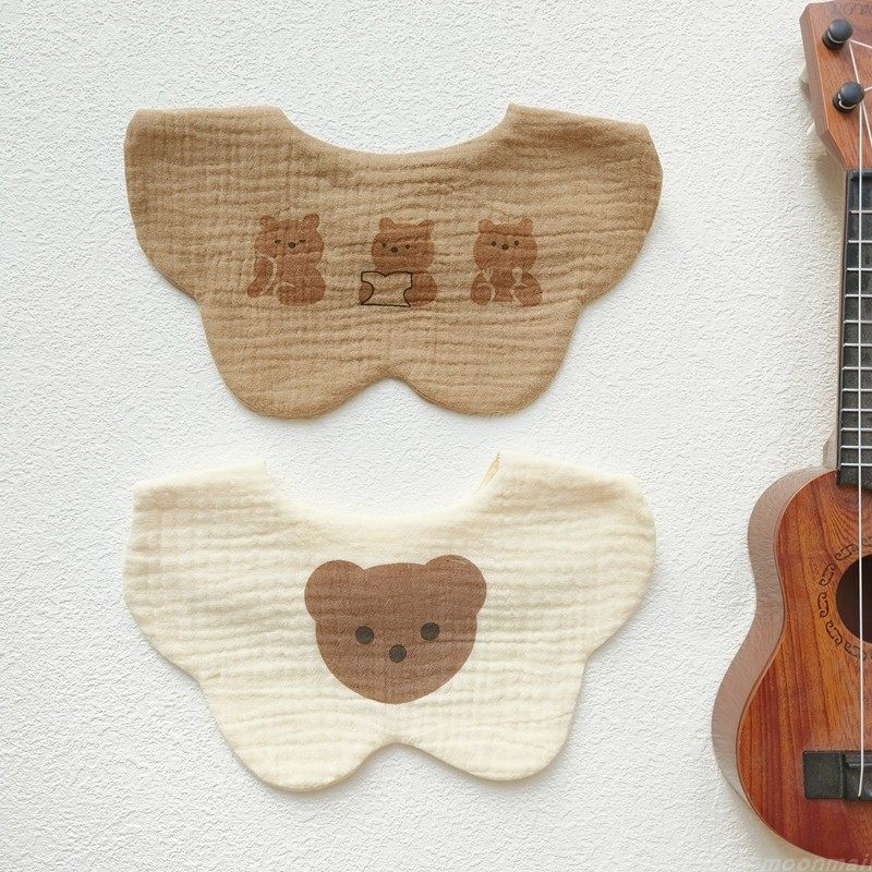 婴儿a类纯棉6层纱布口水巾宝宝360花瓣小围嘴全棉围兜巾防风吐奶,婴童用品,口水巾,淘宝优惠券,粉丝福利购,淘宝优惠卷