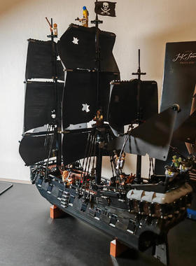 新品加勒比海盗杰克船长10365大型黑珍珠号拼装积木玩具礼物