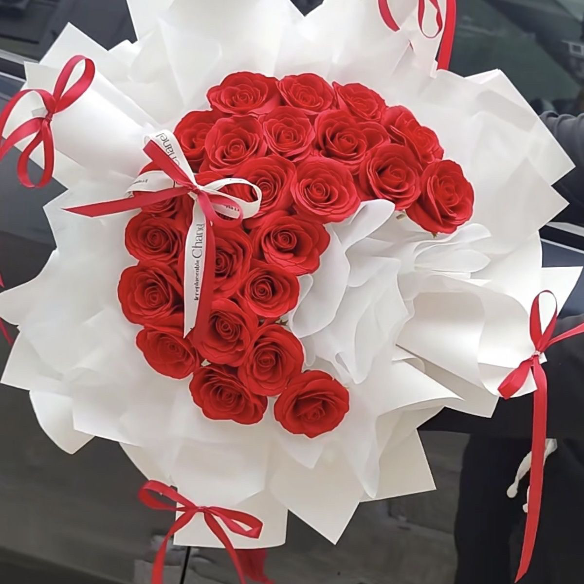 月亮花束神器鲜花包装diy花束半成品玫瑰抖音同款送闺蜜女友