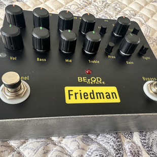 复制friedman BE-OD双通道高增益失真手工摇滚重金属单块效果器