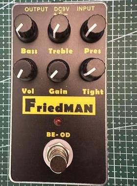 手工复刻Friedman BEOD BE-OD高增益失真单块效果器模拟套件散件