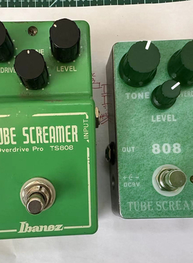 TS-808过载单块效果器原版复制套件复刻1：1DIY手工ts808推子