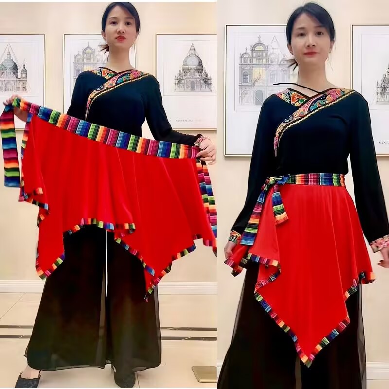 藏族舞蹈广场舞演出服腰带