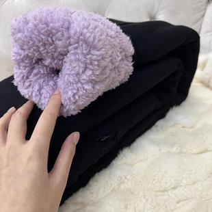 保暖裤 高腰加绒超厚云朵绒加大弹力裤 子 绒裤 外穿夹棉三层加厚棉裤