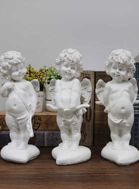 欧式创意小天使摆件爱神丘比特结婚新房装饰浪漫居家客厅软装摆设