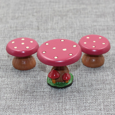 森林蘑菇凳子摆件树脂工艺品
