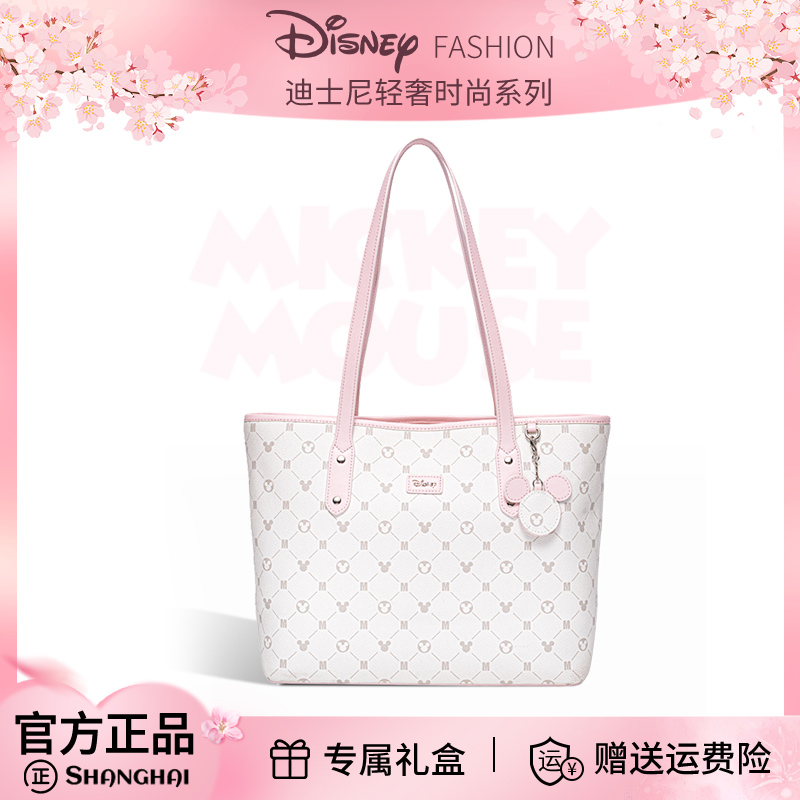 迪士尼正品包包女款2025新款上班通勤大容量托特包手提包送女朋友