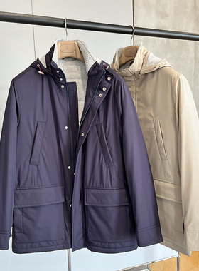 ALIN【BC鼎级线】男装低调雅致意产黑科技轻盈面料压缩棉羊绒棉服