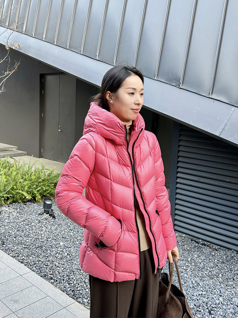 ALIN限量独家【法M代工】斜缝枕头立领连帽加厚90白鹅绒羽绒服,女装/女士精品,羽绒服,淘宝优惠券,粉丝福利购,淘宝优惠卷