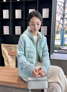 ALIN初冬轻软 意大利进口5D面料进口机针织袖90白鹅绒羽绒服