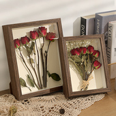 干花相框中空diy画框装 裱立体实木框架空框鲜花标本定制花框摆台