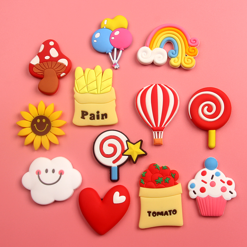 日韩可爱PVC软胶冰箱贴磁贴