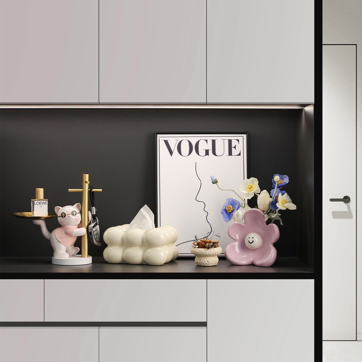 贝汉美招财猫客厅电视柜入户玄关装饰品搬家礼物乔迁新居必备摆件,家居饰品,装饰摆件,淘宝优惠券,粉丝福利购,淘宝优惠卷