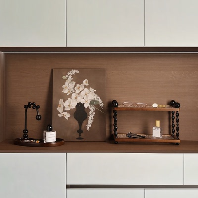 贝汉美中古风玄关收纳套装