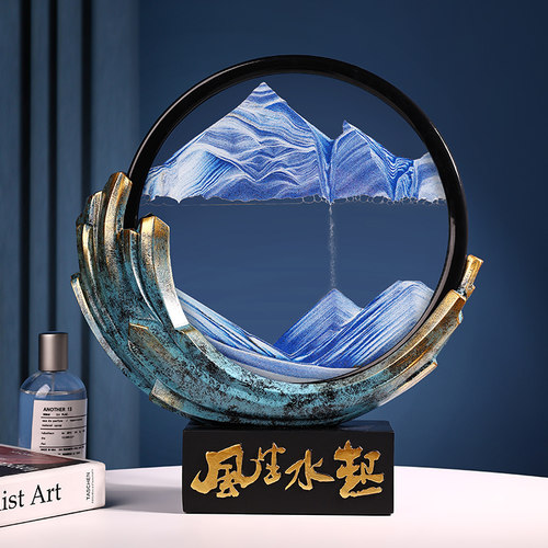 贝汉美树脂流沙画轻奢家居客厅
