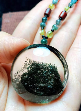 魅晶天然原矿水晶吊坠