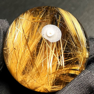 魅晶天然水晶晶体通透钛晶转运球摆件