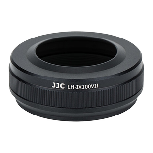 JJC适用于富士X100VI遮光罩X100S X100T X100F X100V X100相机滤镜转接环可装镜头盖可转接49mm滤镜 数码配件