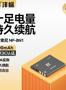 沣标NP-BN1电池适用索尼DSC-W570 TX10 TX9 TX7C W520 WX9 W380 W360相机W320 WX30 W350 W530 W630 W800配件