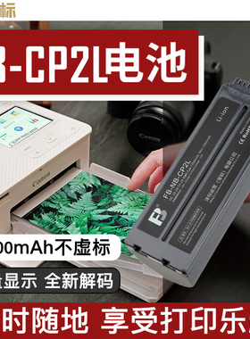 沣标NB-CP2L电池适用佳能SELPHY打印机专用炫飞 CP1500 CP1300 CP1200 CP910 CP900 CP790 800充电适配器配件