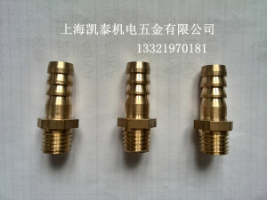 。铜外丝宝塔接头 M14X1.5-6-8-10-12mm M14X2 公制螺纹皮管宝塔