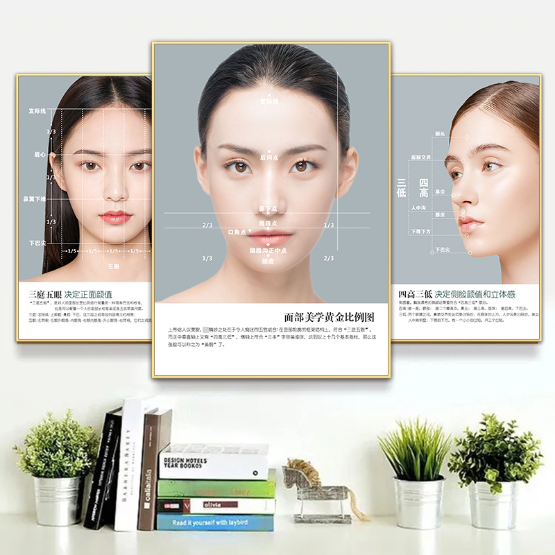 医美面相风水海报广告图片挂画