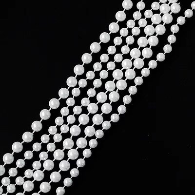 520情人节蛋糕装饰摆件珍珠链条