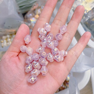 海蒂璀璨星河直孔灯笼珠手工DIY高品质配饰配件