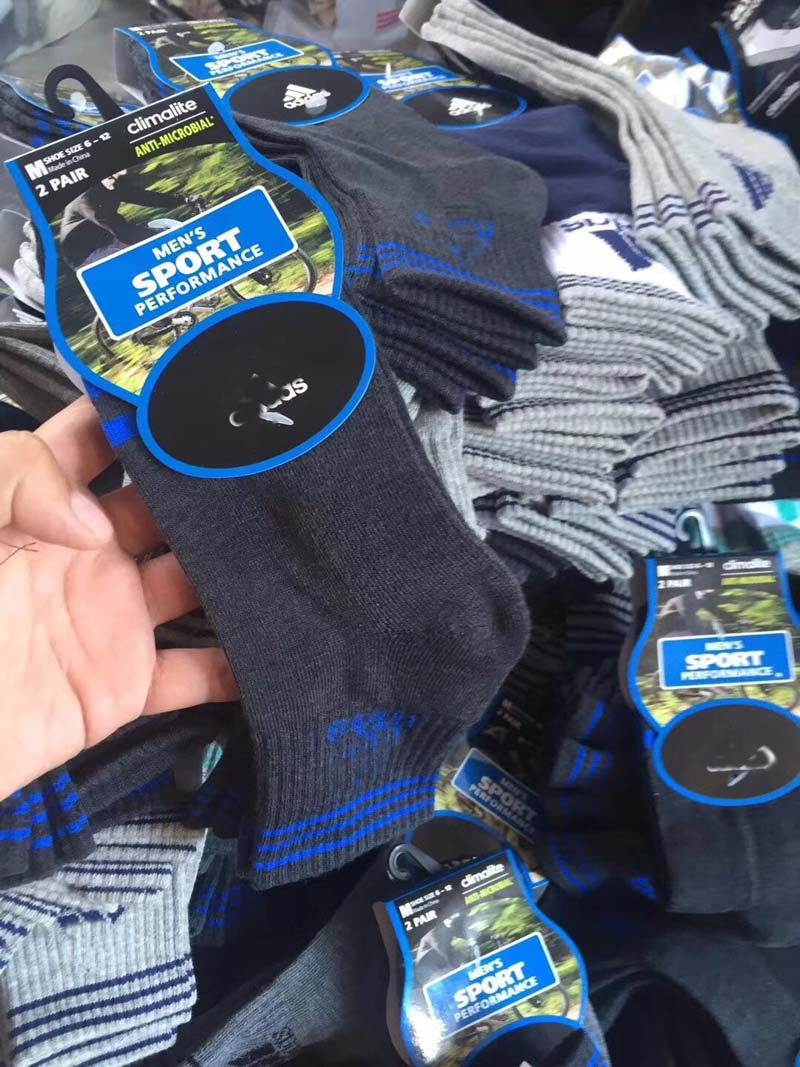 春夏新款纯色中筒原单欧美运动篮球袜纯棉吸汗全棉毛巾袜长袜子男