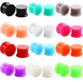 硅胶实心软耳廓扩耳器欧美流行饰品3mm 25mm耳洞扩大耳钉大号耳饰