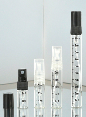1ml2ml3ml5ml10ml香水分装瓶便携小样刻度瓶细喷雾玻璃空瓶子迷你