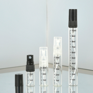 1ml2ml3ml5ml10ml香水分装瓶便携小样刻度瓶细喷雾玻璃空瓶子迷你