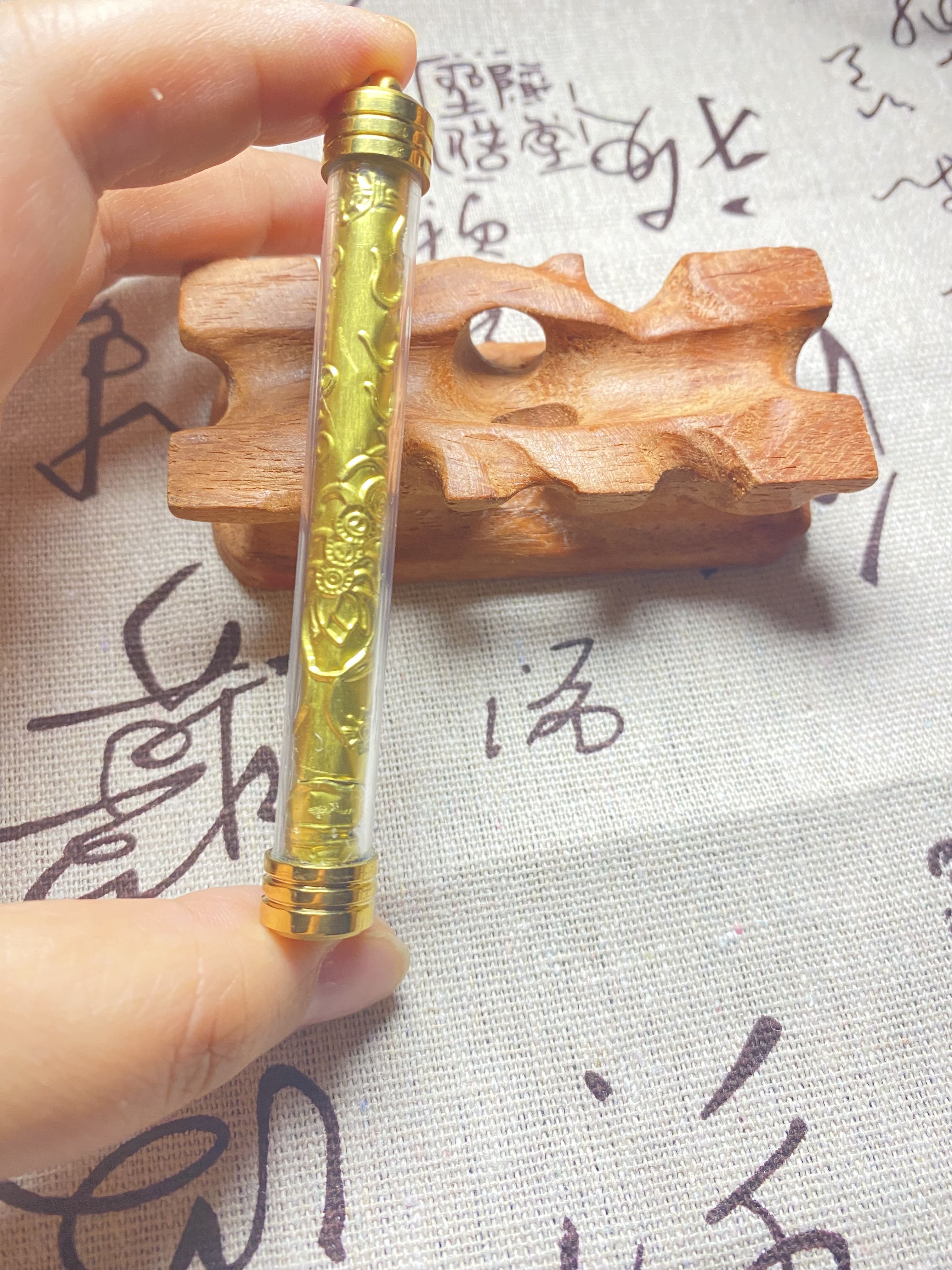 好运来 泰国特色手工艺品 阿赞湿 鲁士坤皮 蜈蚣精灵高符管 塔固