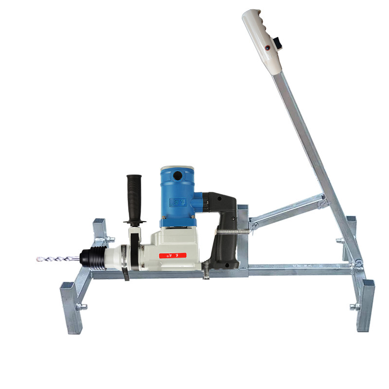 电锤支架横向折叠伸缩架子冲击电钻打孔工具通用神器吊顶三脚架钻