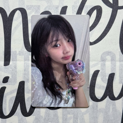 illit小卡正版官方真卡韩娱明星专辑卡片 绿版专卡 水枪 李沅禧