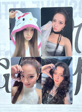 BLACKPINK粉墨金智秀小卡JISOO个人SOLO明星专辑 AMORTAGE 黑版